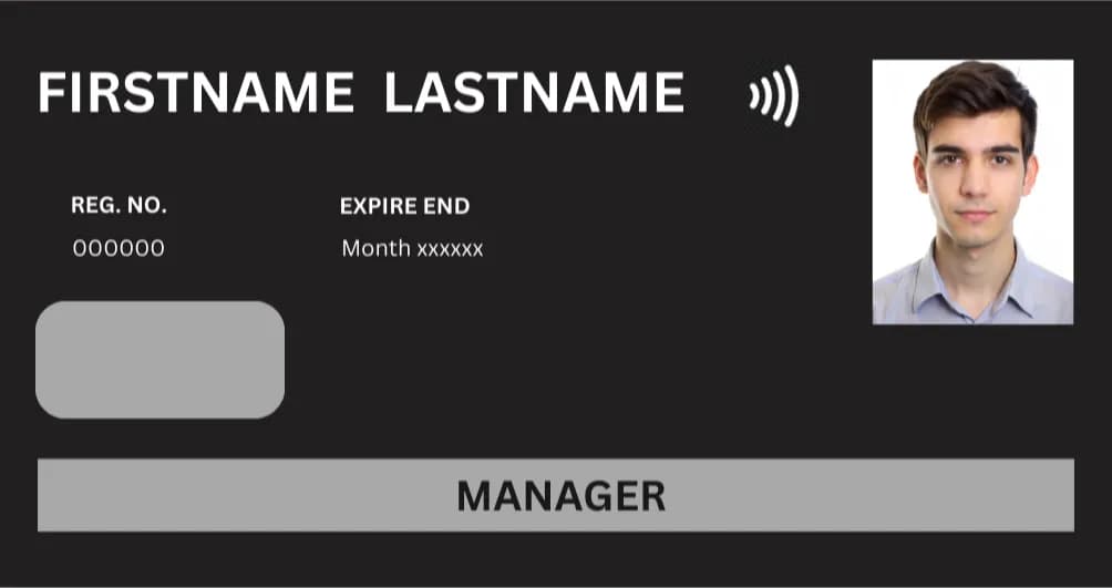 CSCS Black Manager Card sample