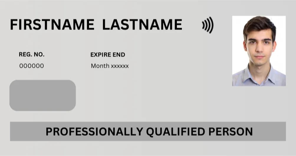 CSCS White PQP Card sample